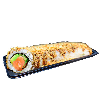 Salmón roll en Crispy (4u)