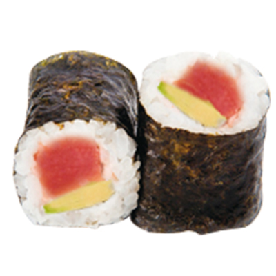 Maki Atún y aguacate