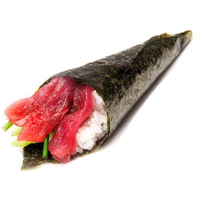 Temaki de atún y aguacate