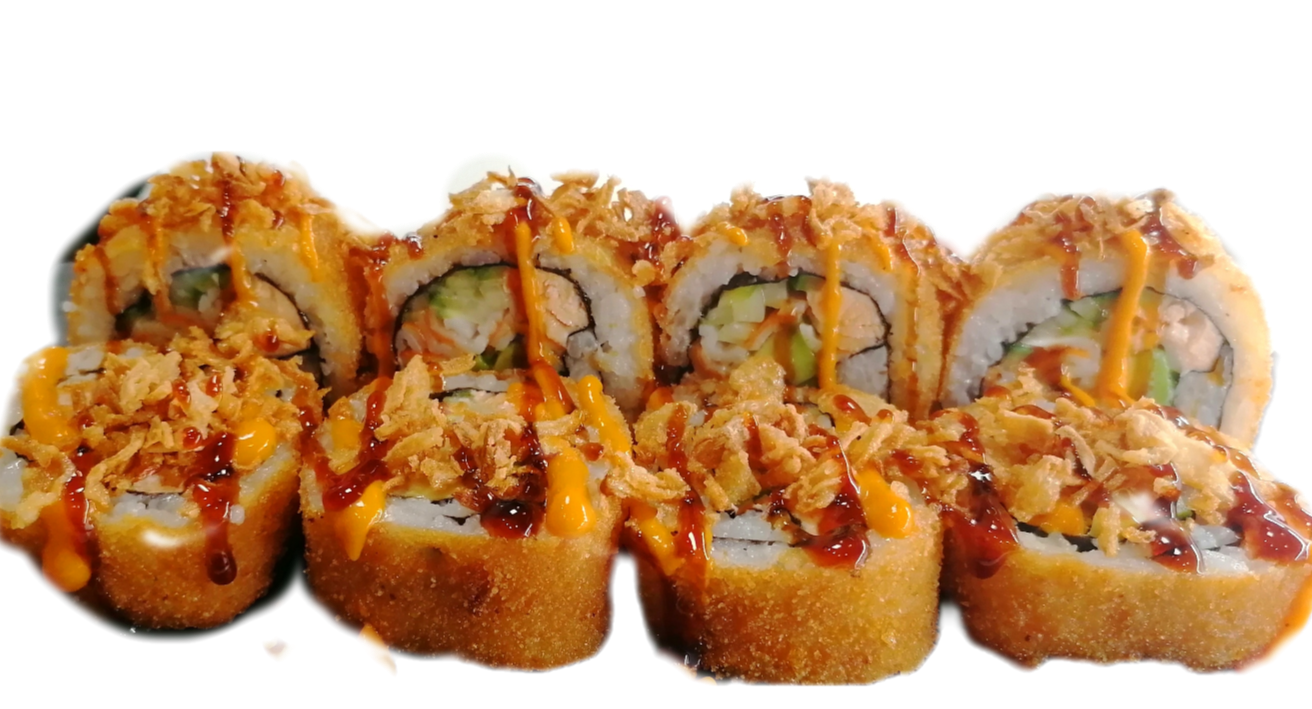 Salmón roll en Crispy